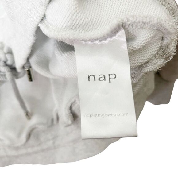 Nap Loungewear Oversized Pullover Sweatshirt Gray High Low Women’s Size Medium - Picture 13 of 15